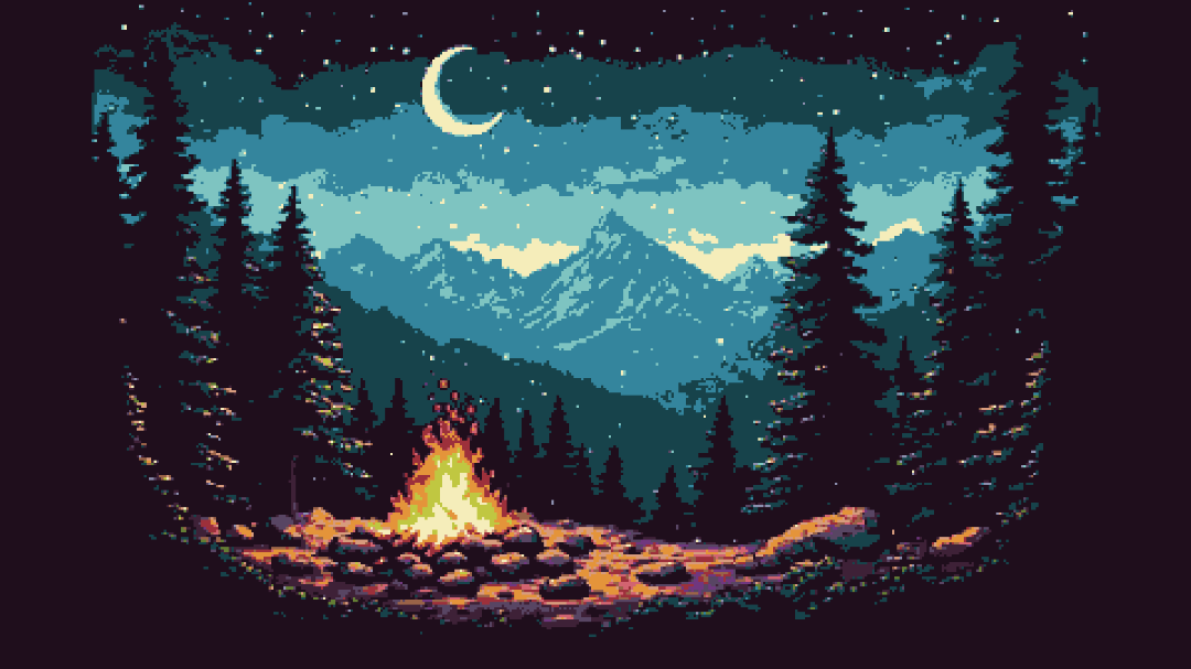 campfire background